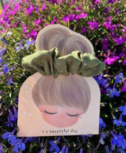 Alternative view of Scrunchies aus Musselin Stoff