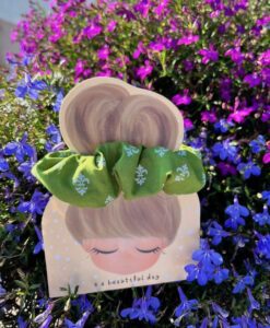 Trachten-Scrunchie-hellgrün