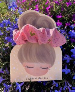 Trachten-Scrunchie-rosa