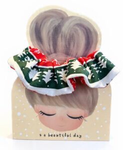 Weihnachte-Scruchie-rot/grün