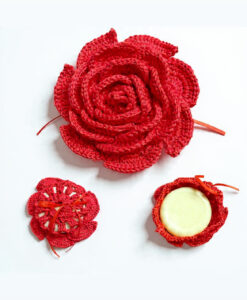 Alternative view of Gehäkelte Duft-Rose mit Melissen Haarseife (Florex)