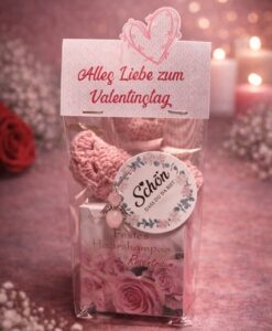 Valentinstag-Geschenk "Alles Liebe" mit Rosentraum